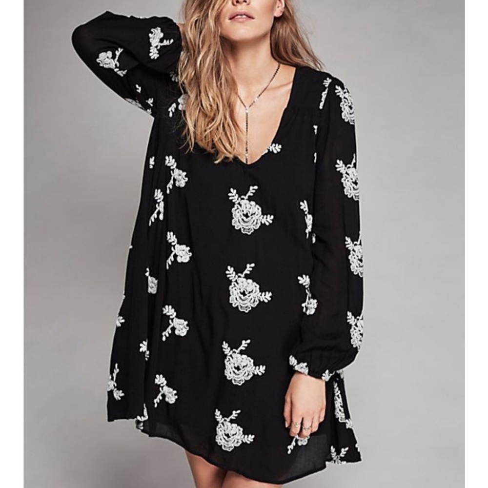 FREE PEOPLE AUSTIN black dress